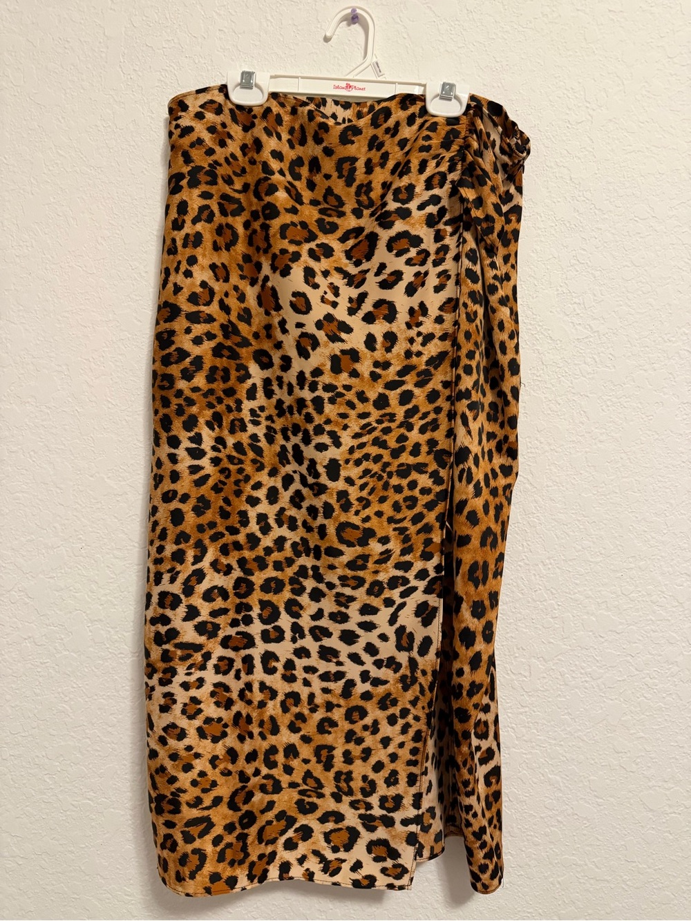 Zara Leopard Print Swim Sarong - Brown & Black